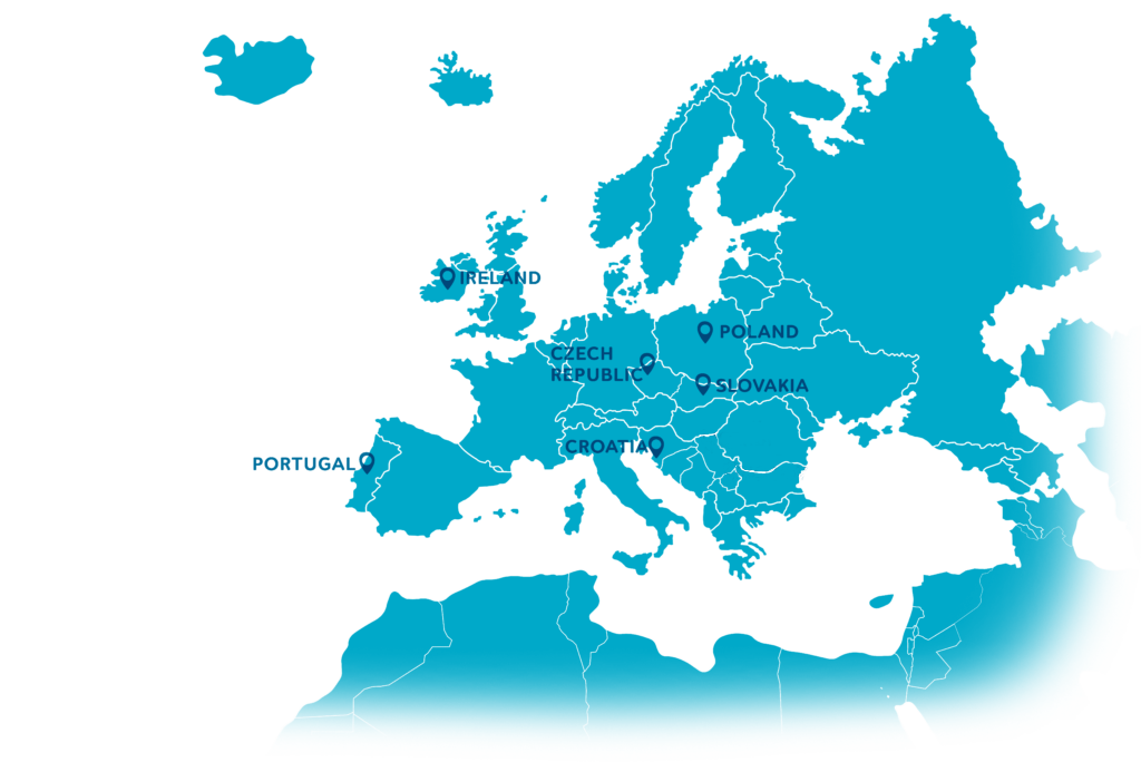 Presence in 6 countries